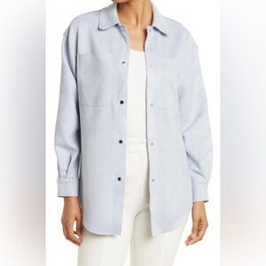 TRUTH BY REPUBLIC - Faux Suede - light blue color - size Large